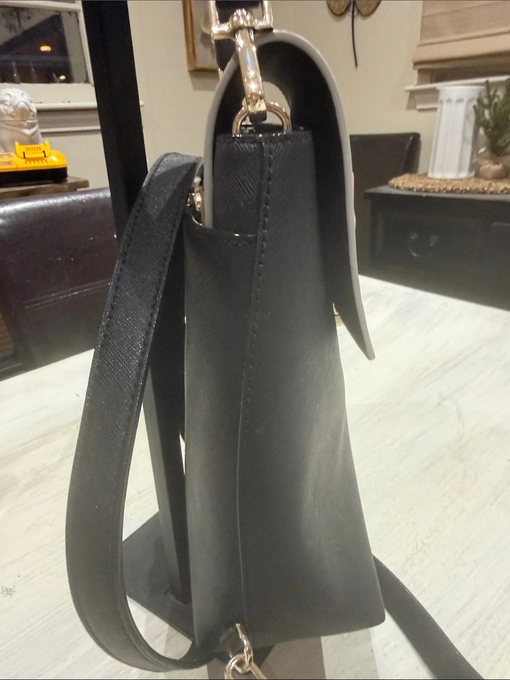 kate spade black structured